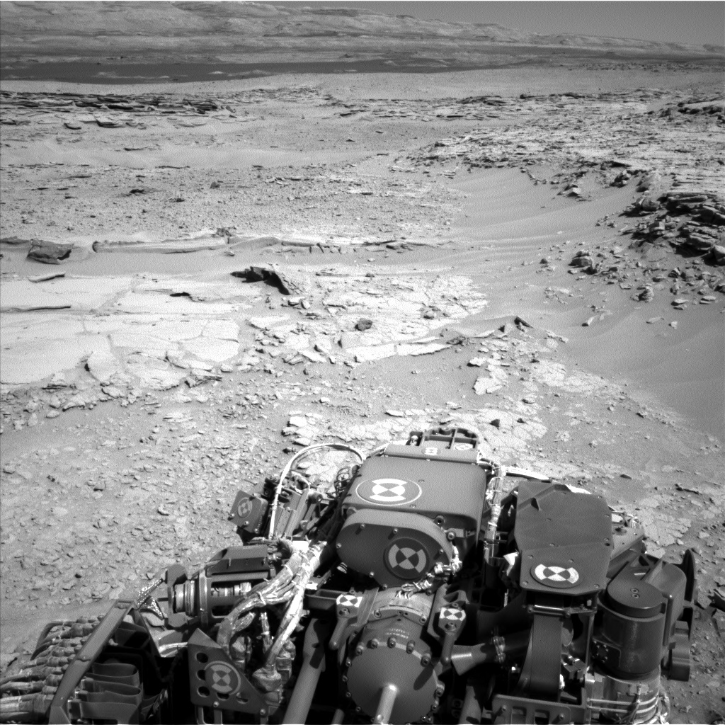 Nasa's Mars rover Curiosity acquired this image using its Left Navigation Camera on Sol 597, at drive 718, site number 31