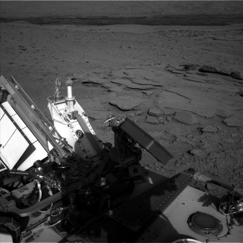 Nasa's Mars rover Curiosity acquired this image using its Left Navigation Camera on Sol 597, at drive 724, site number 31