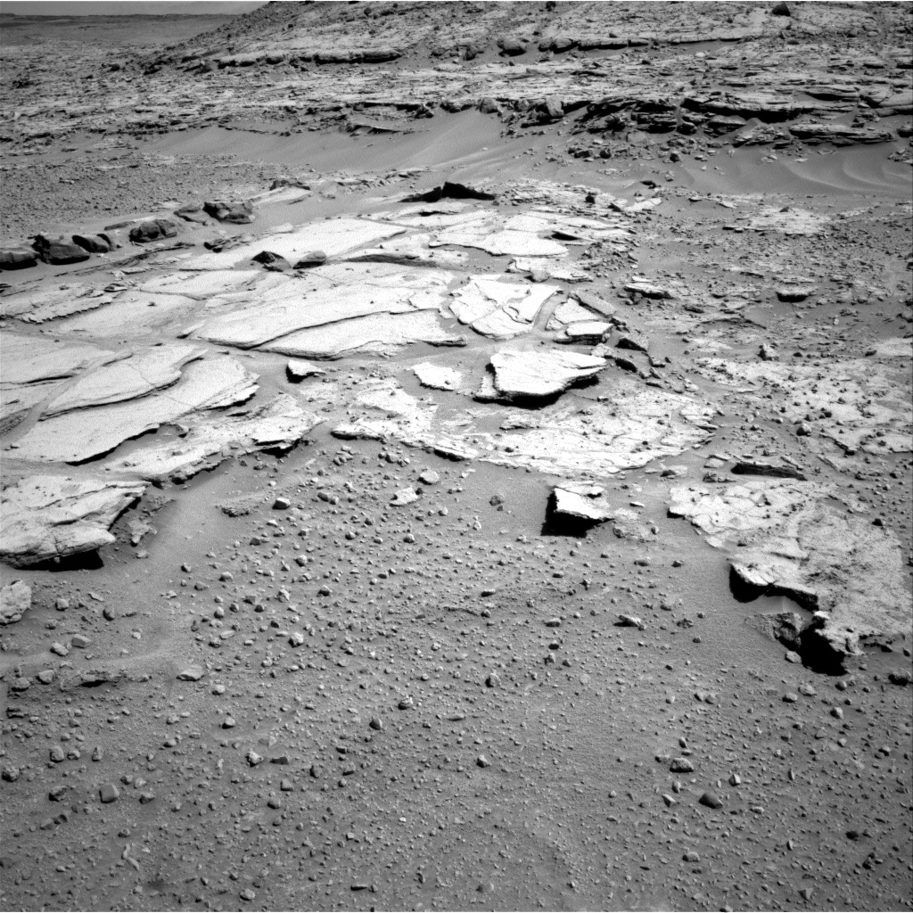 Nasa's Mars rover Curiosity acquired this image using its Right Navigation Camera on Sol 597, at drive 634, site number 31