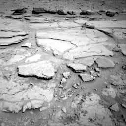 Nasa's Mars rover Curiosity acquired this image using its Right Navigation Camera on Sol 597, at drive 676, site number 31