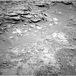 Nasa's Mars rover Curiosity acquired this image using its Left Navigation Camera on Sol 603, at drive 724, site number 31