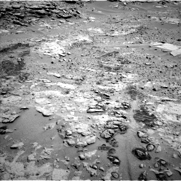 Nasa's Mars rover Curiosity acquired this image using its Left Navigation Camera on Sol 603, at drive 760, site number 31