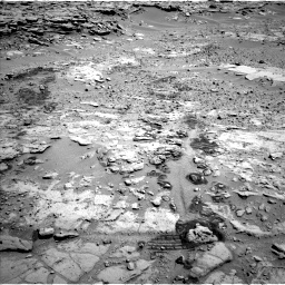 Nasa's Mars rover Curiosity acquired this image using its Left Navigation Camera on Sol 603, at drive 766, site number 31