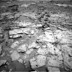 Nasa's Mars rover Curiosity acquired this image using its Left Navigation Camera on Sol 603, at drive 778, site number 31
