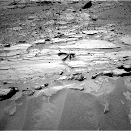 Nasa's Mars rover Curiosity acquired this image using its Left Navigation Camera on Sol 603, at drive 952, site number 31