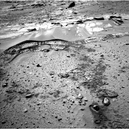 Nasa's Mars rover Curiosity acquired this image using its Left Navigation Camera on Sol 603, at drive 982, site number 31