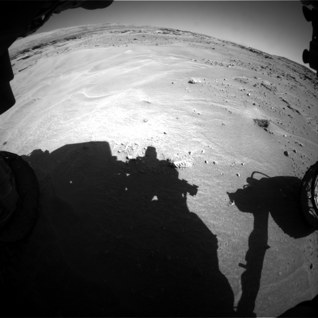 Nasa's Mars rover Curiosity acquired this image using its Front Hazard Avoidance Camera (Front Hazcam) on Sol 606, at drive 1094, site number 31