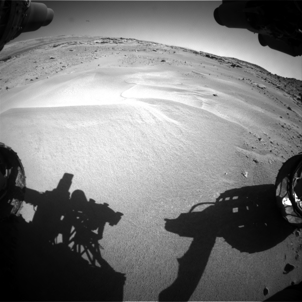 Nasa's Mars rover Curiosity acquired this image using its Front Hazard Avoidance Camera (Front Hazcam) on Sol 606, at drive 1142, site number 31