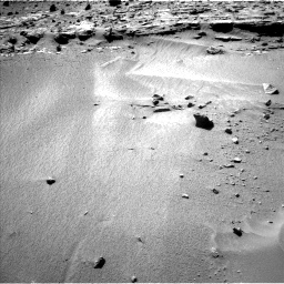 Nasa's Mars rover Curiosity acquired this image using its Left Navigation Camera on Sol 606, at drive 1208, site number 31