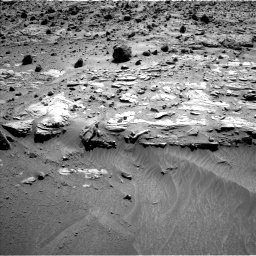 Nasa's Mars rover Curiosity acquired this image using its Left Navigation Camera on Sol 609, at drive 1256, site number 31