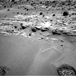 Nasa's Mars rover Curiosity acquired this image using its Left Navigation Camera on Sol 609, at drive 1280, site number 31