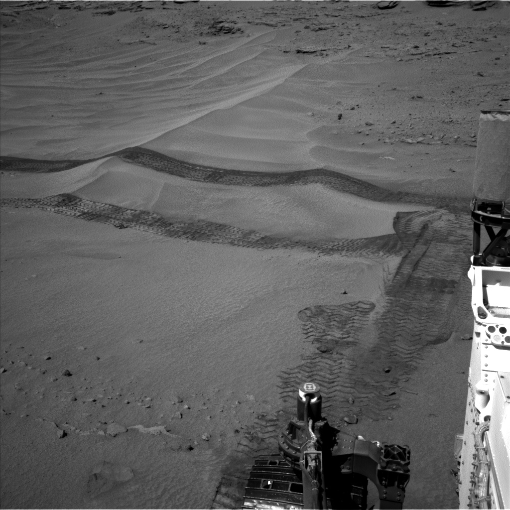 Nasa's Mars rover Curiosity acquired this image using its Left Navigation Camera on Sol 614, at drive 1330, site number 31
