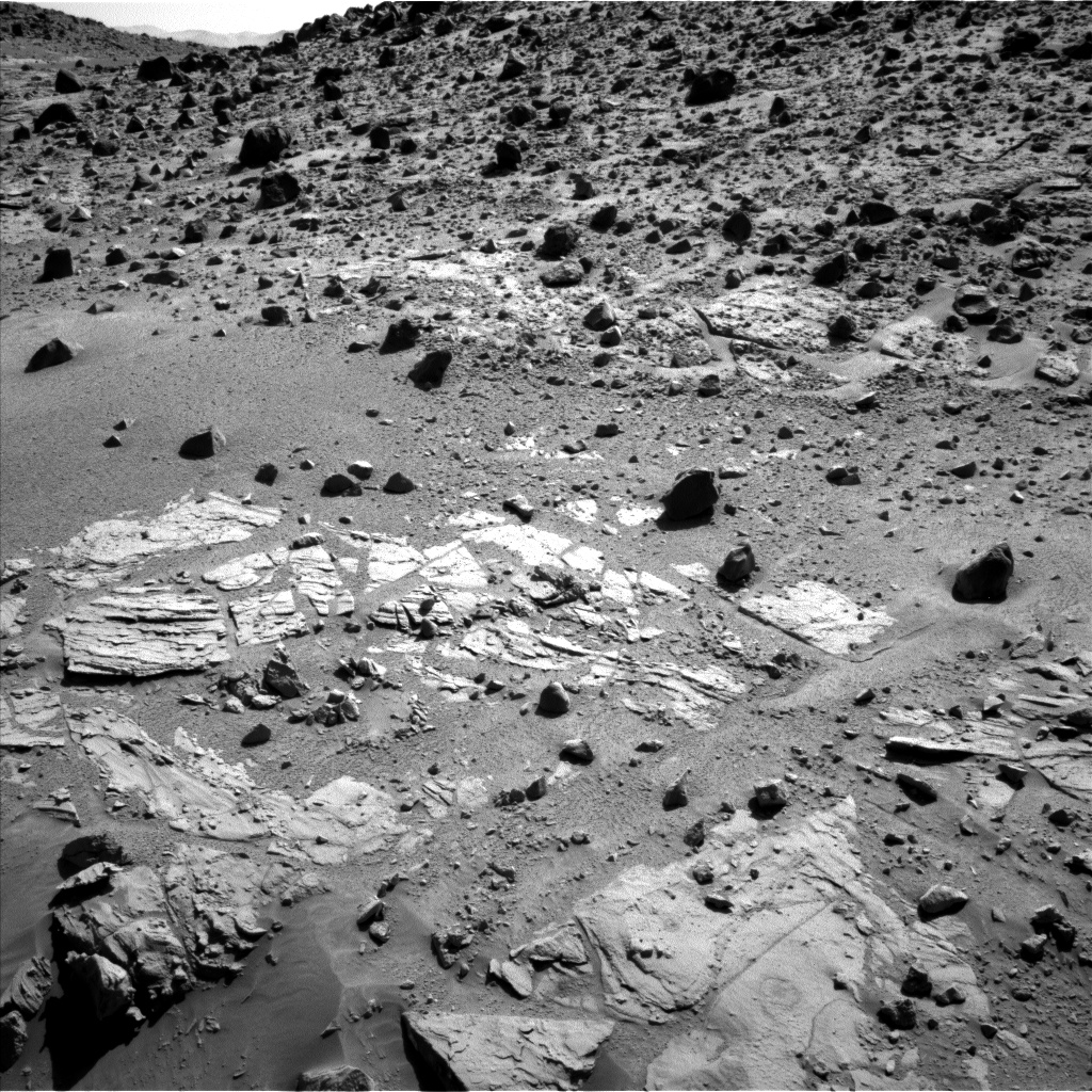 Nasa's Mars rover Curiosity acquired this image using its Left Navigation Camera on Sol 614, at drive 1330, site number 31