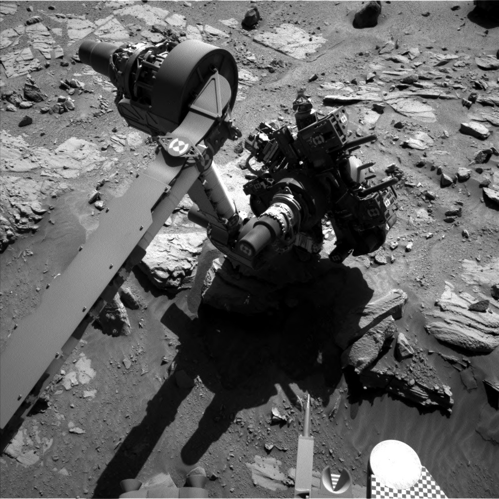 Nasa's Mars rover Curiosity acquired this image using its Left Navigation Camera on Sol 629, at drive 1330, site number 31