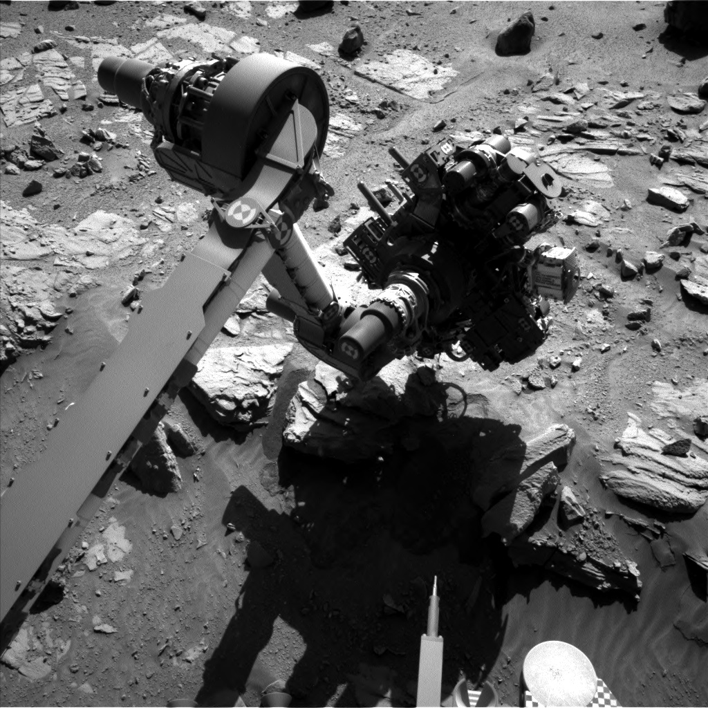 Nasa's Mars rover Curiosity acquired this image using its Left Navigation Camera on Sol 629, at drive 1330, site number 31