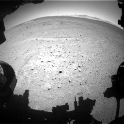 Nasa's Mars rover Curiosity acquired this image using its Front Hazard Avoidance Camera (Front Hazcam) on Sol 643, at drive 578, site number 33