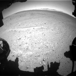 Nasa's Mars rover Curiosity acquired this image using its Front Hazard Avoidance Camera (Front Hazcam) on Sol 643, at drive 584, site number 33