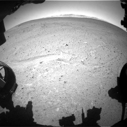 Nasa's Mars rover Curiosity acquired this image using its Front Hazard Avoidance Camera (Front Hazcam) on Sol 643, at drive 590, site number 33