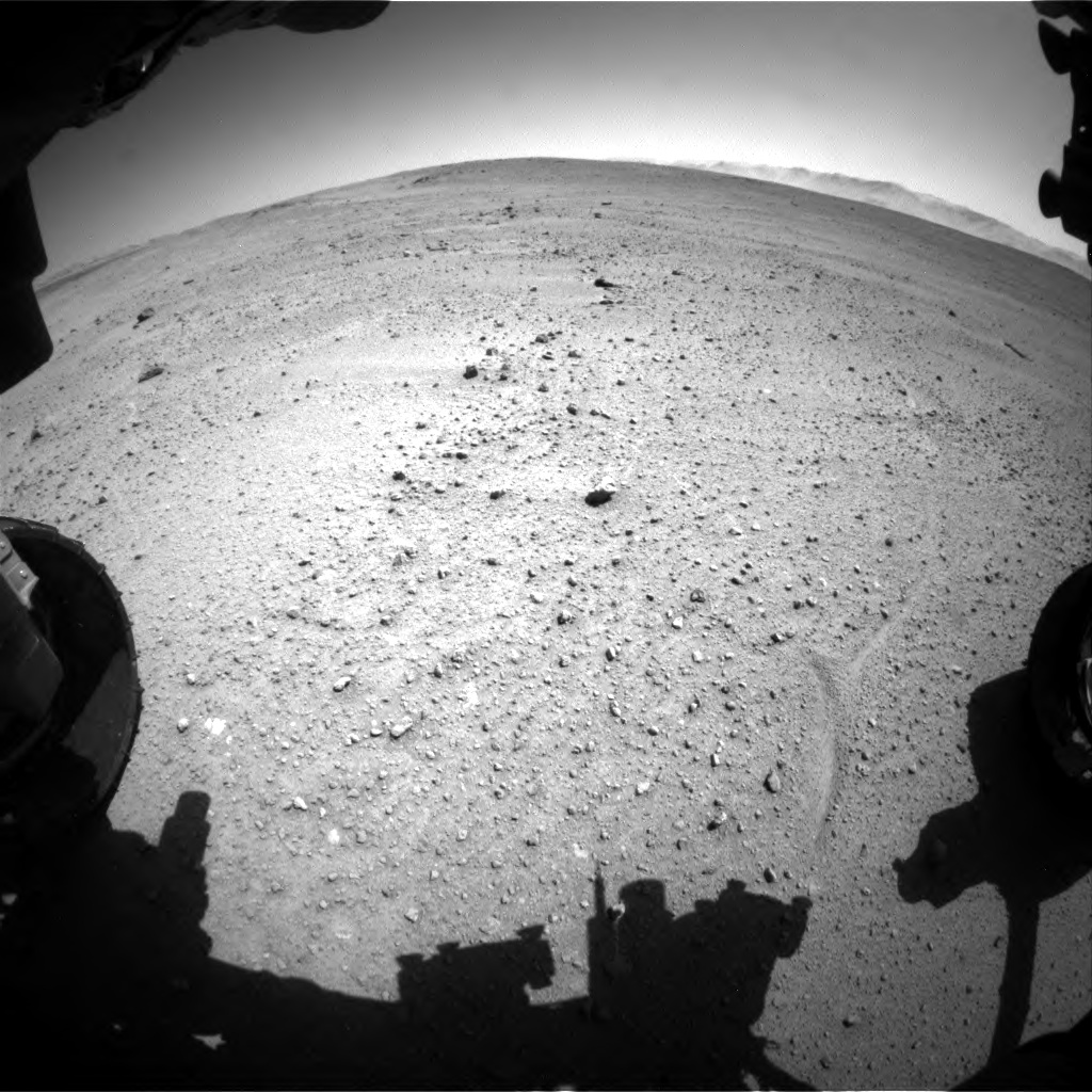 Nasa's Mars rover Curiosity acquired this image using its Front Hazard Avoidance Camera (Front Hazcam) on Sol 643, at drive 660, site number 33