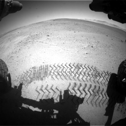 Nasa's Mars rover Curiosity acquired this image using its Front Hazard Avoidance Camera (Front Hazcam) on Sol 643, at drive 542, site number 33