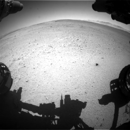 Nasa's Mars rover Curiosity acquired this image using its Front Hazard Avoidance Camera (Front Hazcam) on Sol 643, at drive 554, site number 33