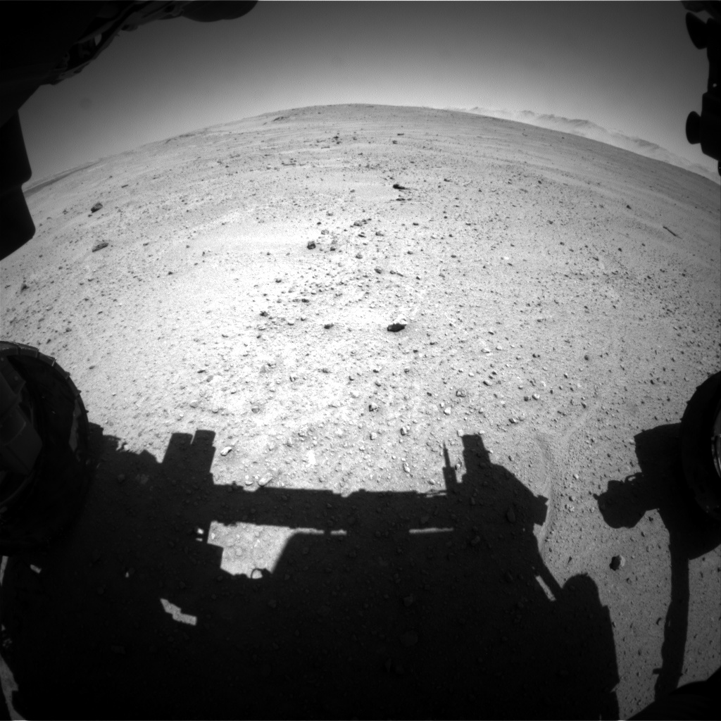 Nasa's Mars rover Curiosity acquired this image using its Front Hazard Avoidance Camera (Front Hazcam) on Sol 644, at drive 660, site number 33