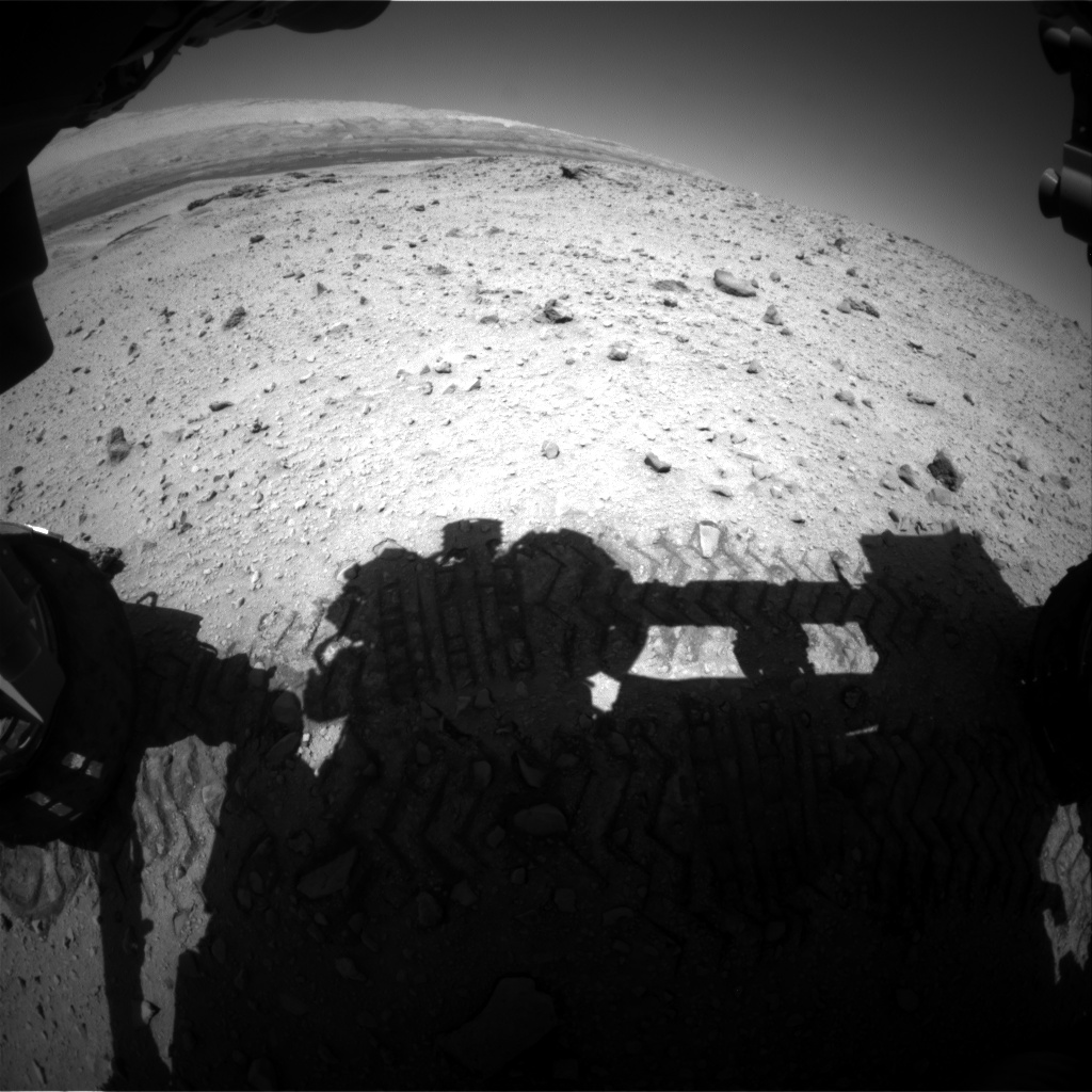 Nasa's Mars rover Curiosity acquired this image using its Front Hazard Avoidance Camera (Front Hazcam) on Sol 646, at drive 1036, site number 33