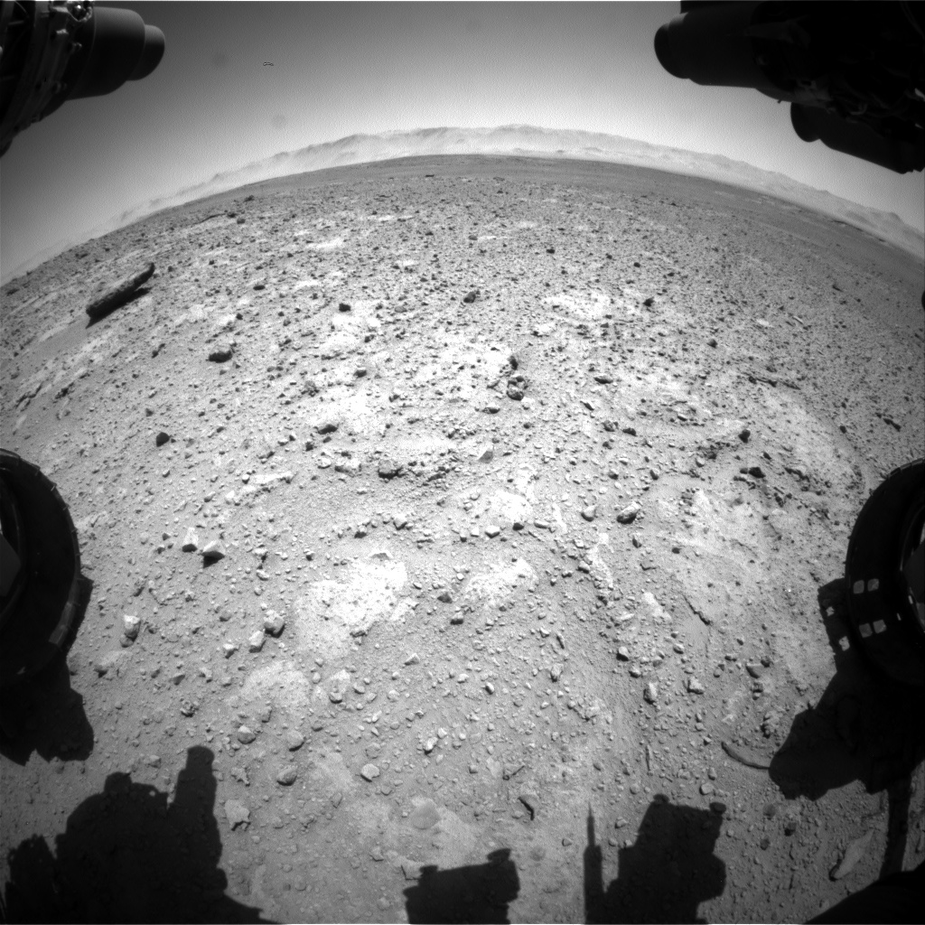Nasa's Mars rover Curiosity acquired this image using its Front Hazard Avoidance Camera (Front Hazcam) on Sol 647, at drive 1334, site number 33
