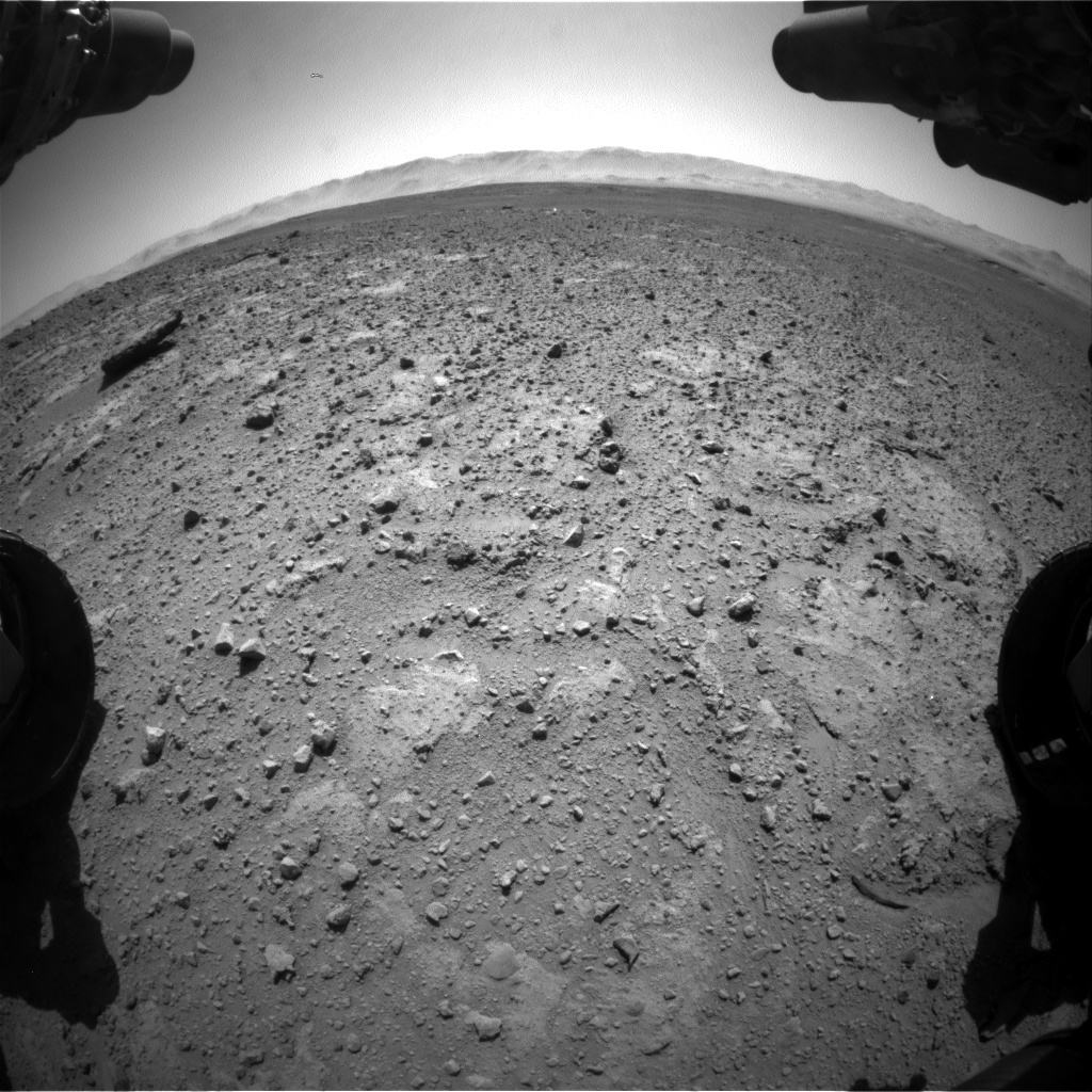 Nasa's Mars rover Curiosity acquired this image using its Front Hazard Avoidance Camera (Front Hazcam) on Sol 647, at drive 0, site number 34