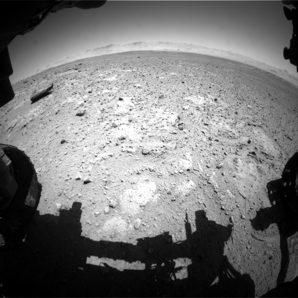 Nasa's Mars rover Curiosity acquired this image using its Front Hazard Avoidance Camera (Front Hazcam) on Sol 648, at drive 0, site number 34