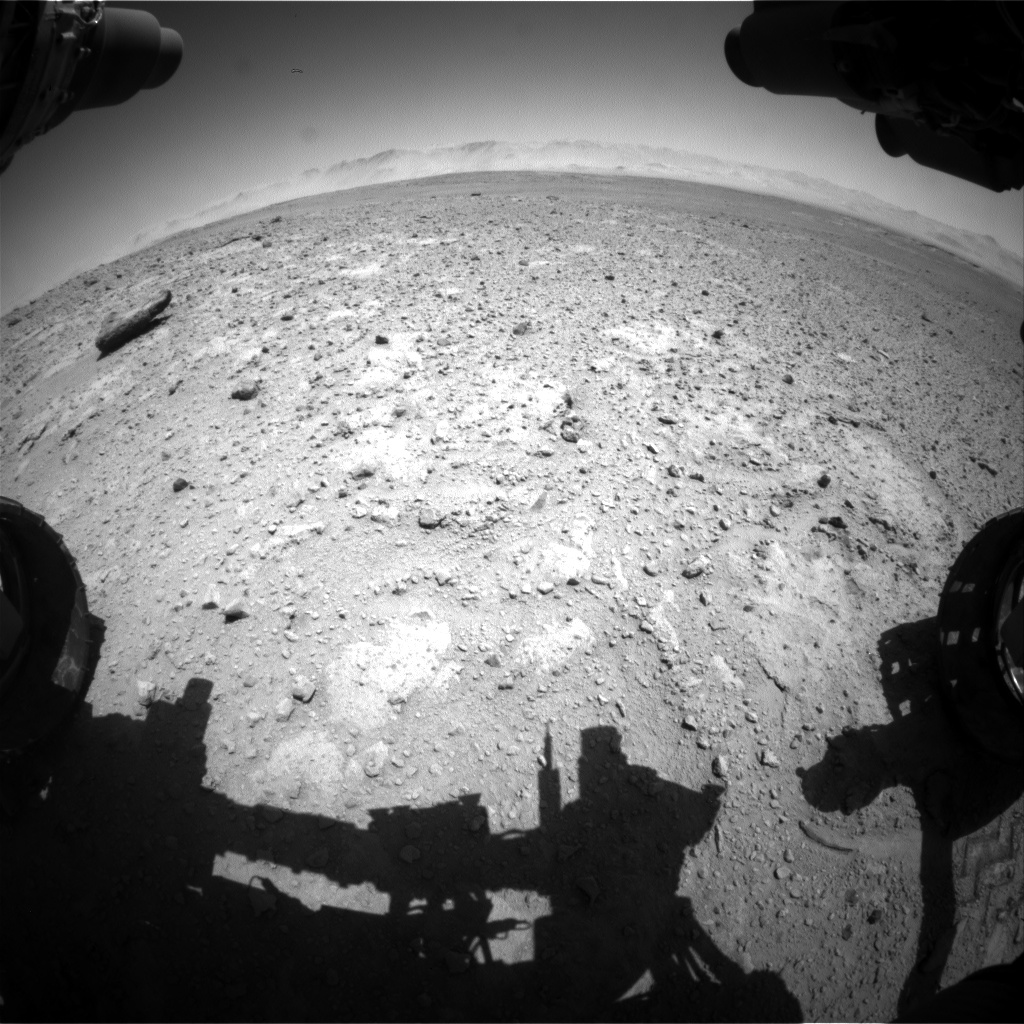 Nasa's Mars rover Curiosity acquired this image using its Front Hazard Avoidance Camera (Front Hazcam) on Sol 648, at drive 0, site number 34