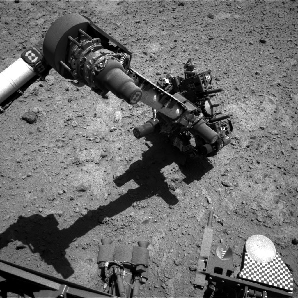 Nasa's Mars rover Curiosity acquired this image using its Left Navigation Camera on Sol 649, at drive 0, site number 34