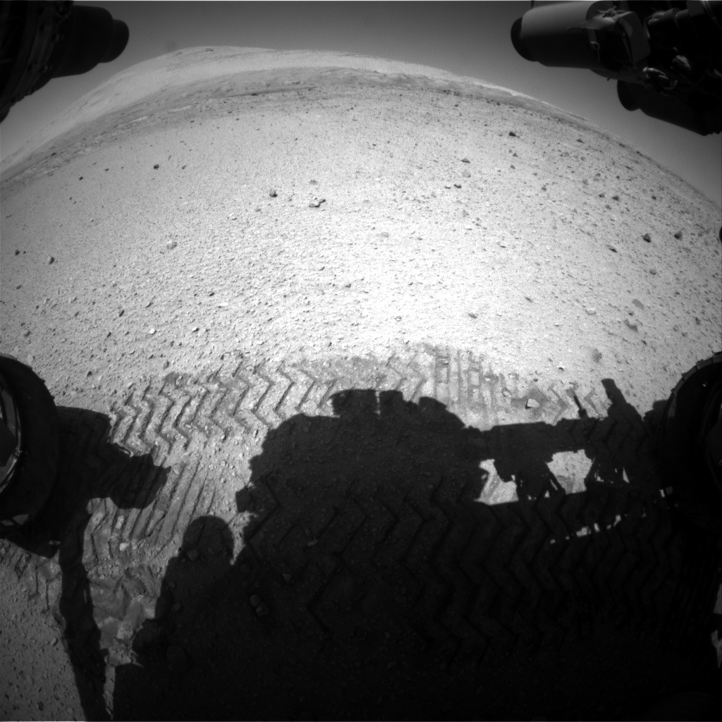 Nasa's Mars rover Curiosity acquired this image using its Front Hazard Avoidance Camera (Front Hazcam) on Sol 650, at drive 286, site number 34
