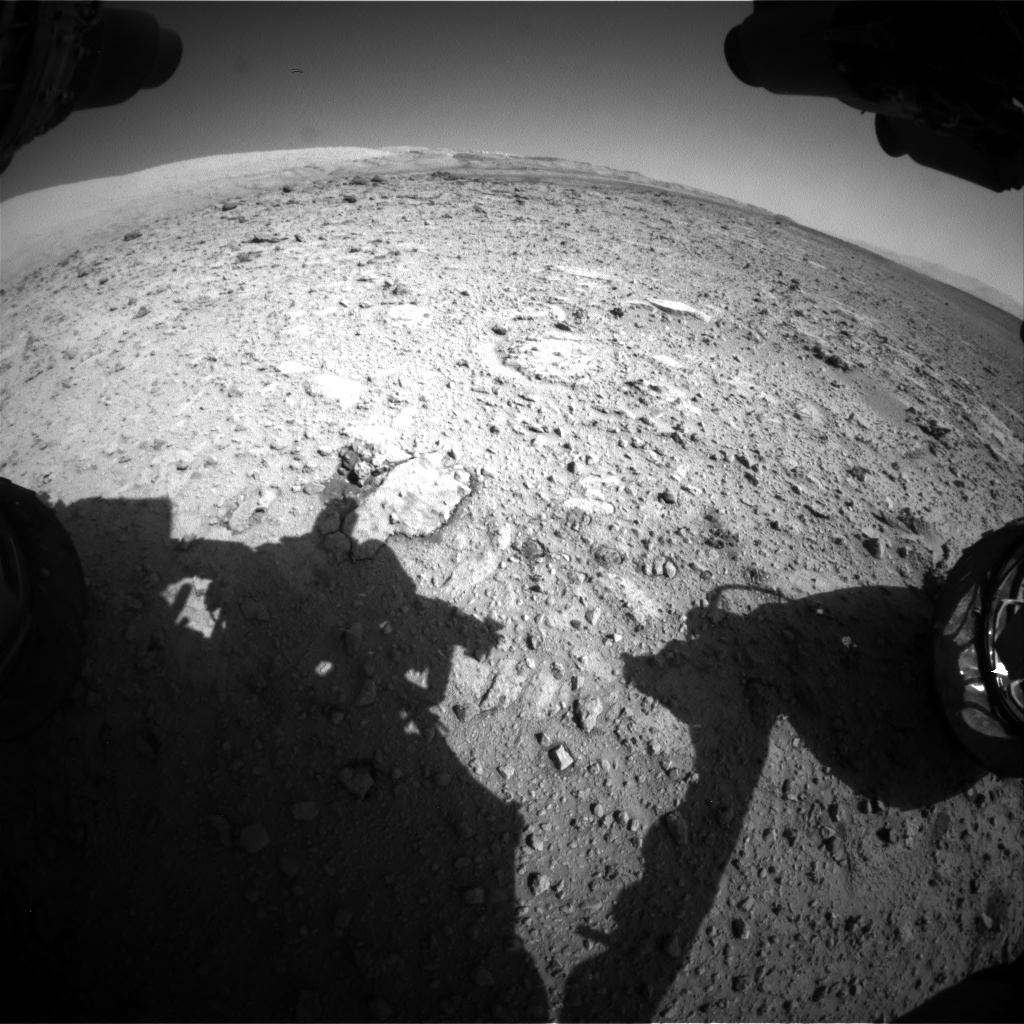 Nasa's Mars rover Curiosity acquired this image using its Front Hazard Avoidance Camera (Front Hazcam) on Sol 651, at drive 416, site number 34