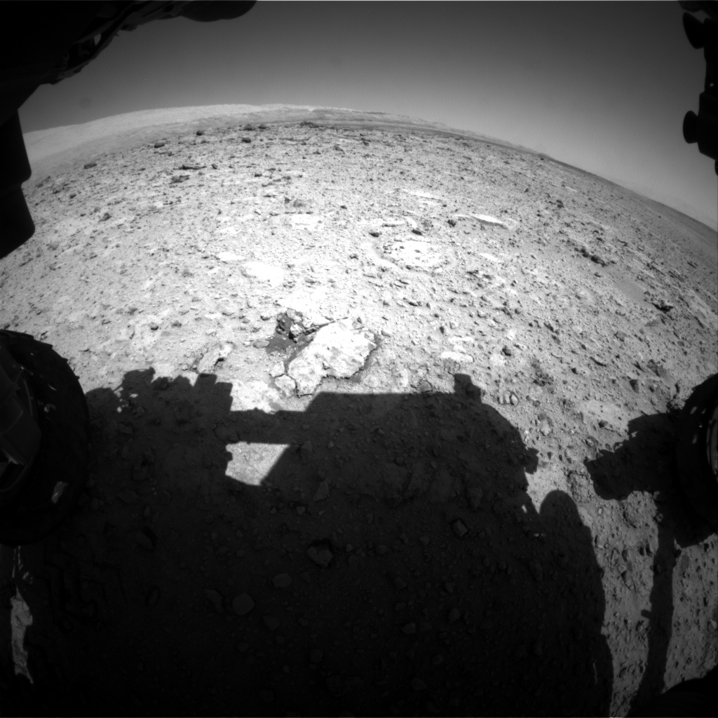 Nasa's Mars rover Curiosity acquired this image using its Front Hazard Avoidance Camera (Front Hazcam) on Sol 654, at drive 416, site number 34