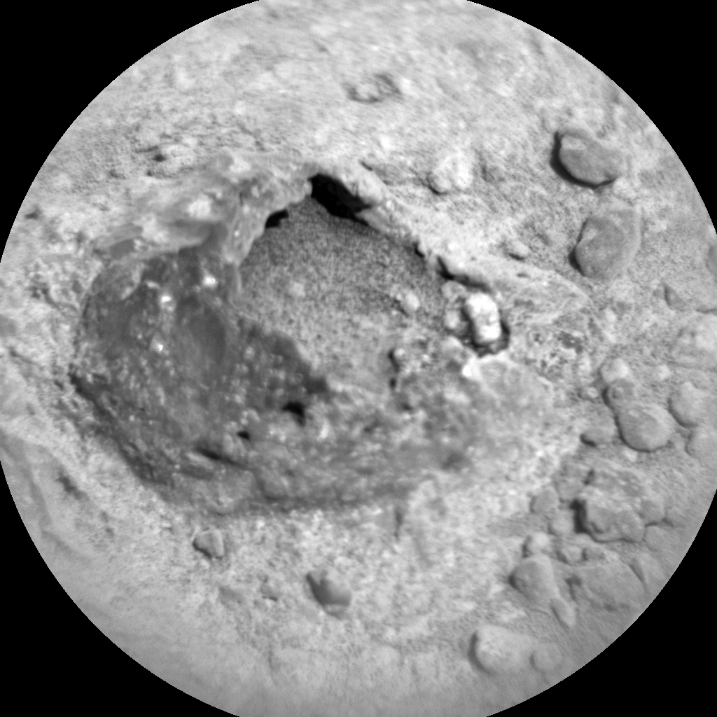Nasa's Mars rover Curiosity acquired this image using its Chemistry & Camera (ChemCam) on Sol 654, at drive 416, site number 34