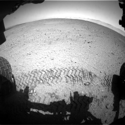 Nasa's Mars rover Curiosity acquired this image using its Front Hazard Avoidance Camera (Front Hazcam) on Sol 655, at drive 674, site number 34