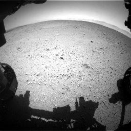 Nasa's Mars rover Curiosity acquired this image using its Front Hazard Avoidance Camera (Front Hazcam) on Sol 655, at drive 680, site number 34