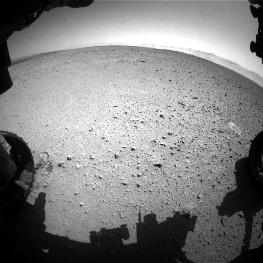 Nasa's Mars rover Curiosity acquired this image using its Front Hazard Avoidance Camera (Front Hazcam) on Sol 655, at drive 774, site number 34