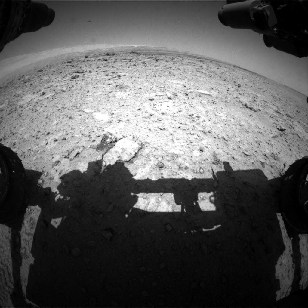 Nasa's Mars rover Curiosity acquired this image using its Front Hazard Avoidance Camera (Front Hazcam) on Sol 655, at drive 416, site number 34