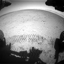Nasa's Mars rover Curiosity acquired this image using its Front Hazard Avoidance Camera (Front Hazcam) on Sol 655, at drive 674, site number 34