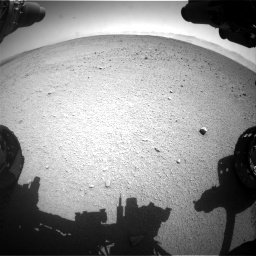 Nasa's Mars rover Curiosity acquired this image using its Front Hazard Avoidance Camera (Front Hazcam) on Sol 655, at drive 716, site number 34