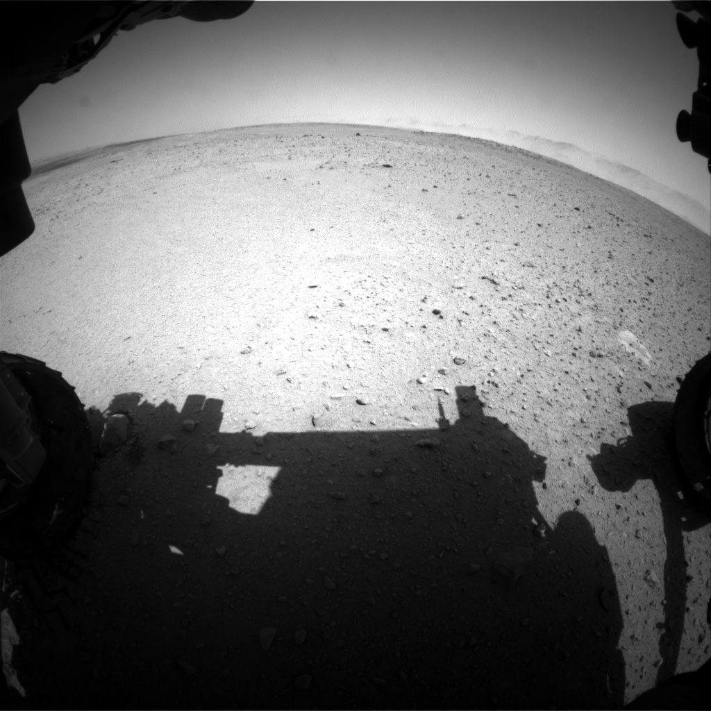 Nasa's Mars rover Curiosity acquired this image using its Front Hazard Avoidance Camera (Front Hazcam) on Sol 656, at drive 774, site number 34