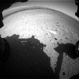 Nasa's Mars rover Curiosity acquired this image using its Front Hazard Avoidance Camera (Front Hazcam) on Sol 656, at drive 1056, site number 34