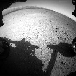 Nasa's Mars rover Curiosity acquired this image using its Front Hazard Avoidance Camera (Front Hazcam) on Sol 656, at drive 1074, site number 34