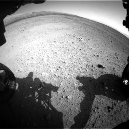 Nasa's Mars rover Curiosity acquired this image using its Front Hazard Avoidance Camera (Front Hazcam) on Sol 656, at drive 1086, site number 34