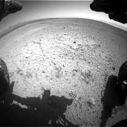 Nasa's Mars rover Curiosity acquired this image using its Front Hazard Avoidance Camera (Front Hazcam) on Sol 656, at drive 1008, site number 34