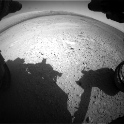 Nasa's Mars rover Curiosity acquired this image using its Front Hazard Avoidance Camera (Front Hazcam) on Sol 656, at drive 1050, site number 34