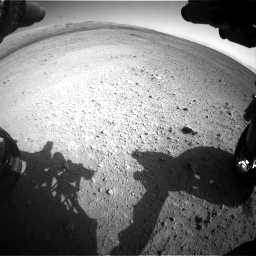Nasa's Mars rover Curiosity acquired this image using its Front Hazard Avoidance Camera (Front Hazcam) on Sol 656, at drive 1086, site number 34