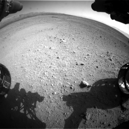 Nasa's Mars rover Curiosity acquired this image using its Front Hazard Avoidance Camera (Front Hazcam) on Sol 656, at drive 1098, site number 34